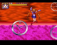 une photo d'Ã©cran de Sailor Moon sur Nintendo Super Nes